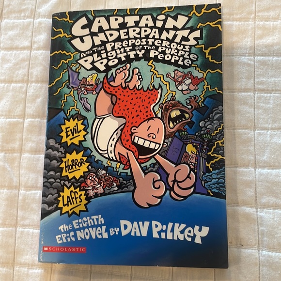 Captain underpants bundle scholastic AR books level 2 4 stories Pilkey hardback - Picture 6 of 11